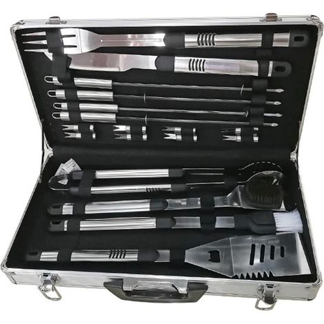 VALIGETTA CON 3 ACCESSORI PER BARBECUE 37X10X8