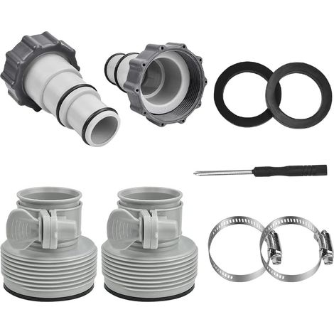 Adaptateur de Tuyau de Piscine Adaptateurs de Piscine de Rechange Adaptateur Tuyau Piscine Pompe Adaptateur pour Tuyau de Piscine Raccord pour Tuyau de Piscine (1/5)