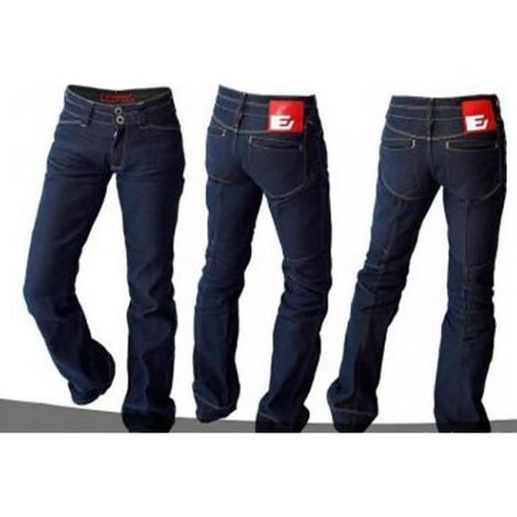 Pantalon moto route Esquad Phoenix Raw Blue Armalith pour moto