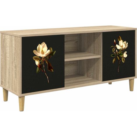 TV Cabinet BREMEN 102 x 33 x 50 cm Sonoma Engineered Wood vidaXL (1/5)