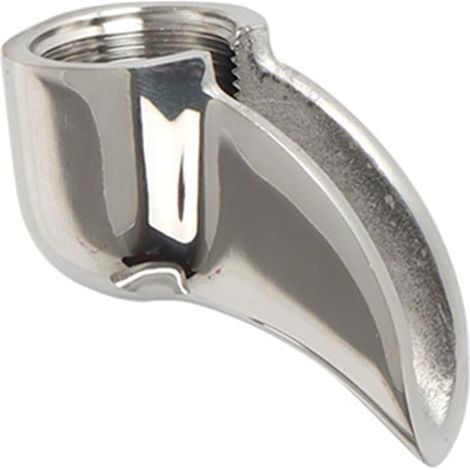 Ersatzteil für den Auslauf von Kaffeemaschinen, Ersatzauslauf aus Edelstahl, passend für 58-mm-Espressomaschinen, Zubehör für den Griff von Kaffeemaschinen (Einzelauslauf).