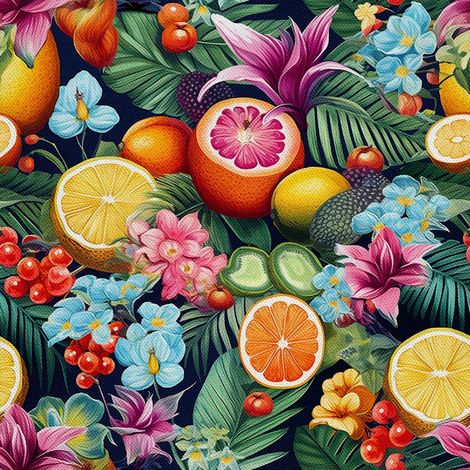 Tela decorativa para exteriores Oxford - Motivo frutal  DX6412 (1/5)