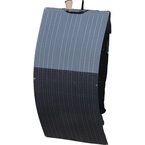 Panneau Solaire, Design Flexible, Compatible avec les Systèmes 12V, 120w 1060x530mm (1/2)