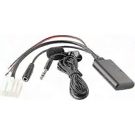 Kit Bluetooth Voiture 5.0 Adaptateur Microphone Mains Libres Appel Sans Fil Câble Aux pour Mazda 2 3 5 6 MX5 RX8 CX7 (1/5)