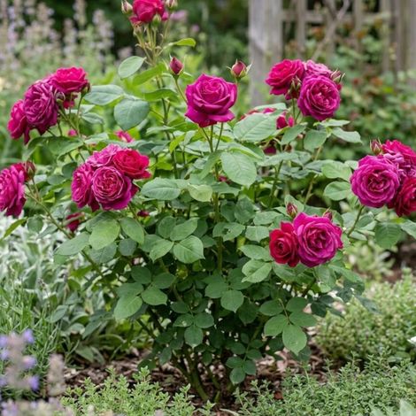 Rosier à grandes fleurs La Rose de Jean Paul Guerlain®/Pot de 5L - Touffe