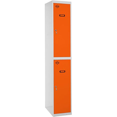 Simonrack Metall-Schrank Orange und Grau 1800x300x500 mm
