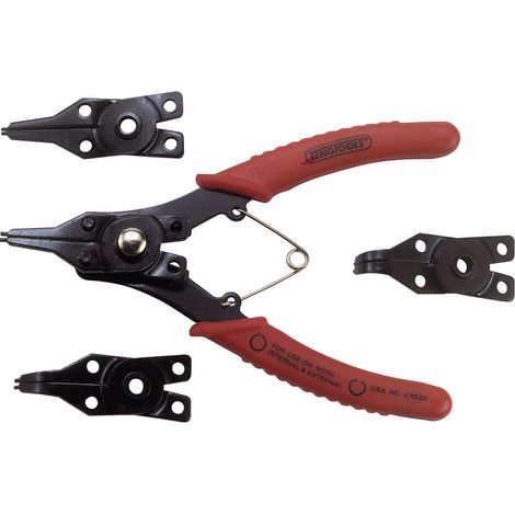 Pince circlips combi 5pcs Teng Tools 480