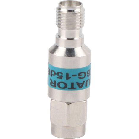 Atténuateur coaxial RF SMA-JK mâle-femelle 2W 6GHz 50Ω 1-30dB (15dB) (1/5)
