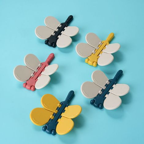 Verrou sécurité inviolable pour portes/fenêtres - Boucle multifonction, protection anti-pincement enfants (1/5)