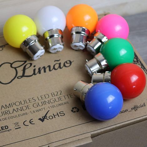 Lot de 24 Ampoules LED B22 Guirlande guinguette extérieur (1/5)
