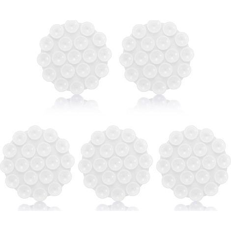 HONORNIC - Lot de 5 supports de téléphone à ventouse en silicone, adaptés à une utilisation en voiture.