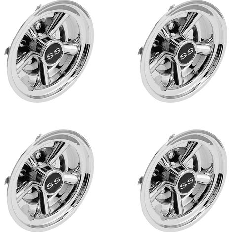 Enjoliveur de roue de 8 pouces en forme de balle de golf, design aérodynamique, étanche et résistant à la chaleur, modèle universel, compatible avec EZ-GO (1/5)