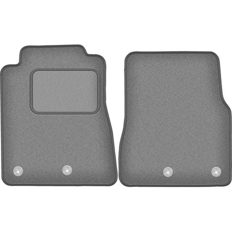 Tapis de sol avant pour : Ford Mustang MK5 FL coupé (2011-2014) graphite