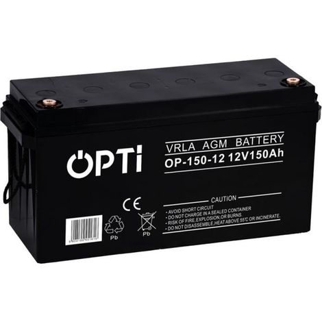 AGM OPTI 12V 150 AH VRLA BATERÍA
