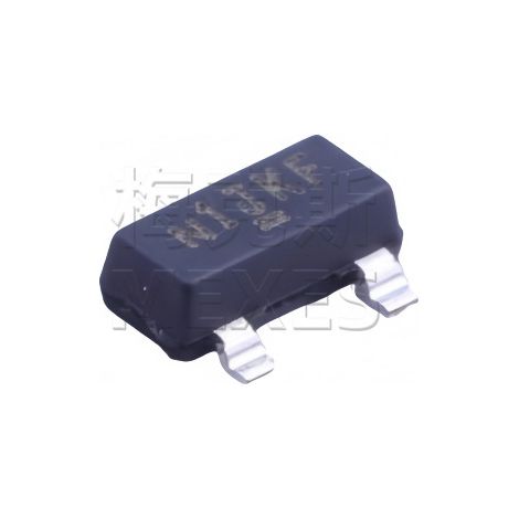 Vishay SI2301CDS-T1-E3 3.1A 20V P-channel SOT-23 MOSFET field-effect transistor chip electronic component, 5 units.