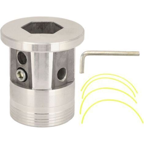 Accessoires de Jardin Tondeuse à Gazon Tête de Coupe pour Débroussailleuse Trimmer Aluminium Rond Modèle 2 (1/5)