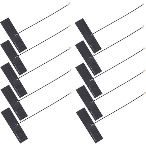 Lot de 10 antennes internes LTE 4G, transmission stable, signal fort, gain élevé, interface IPEX, installation facile. (1/5)