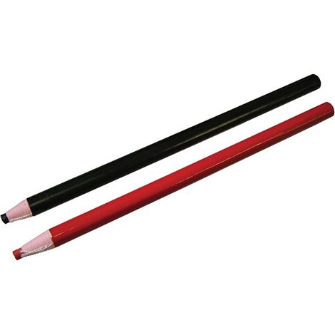 Faithfull FAITLMARKERS Ceramic Tile Markers in Black and Red (1/2)