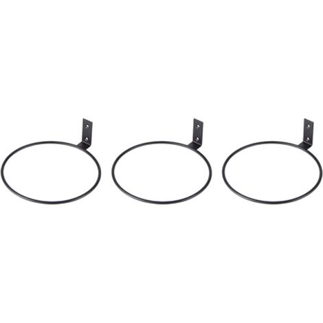 Support pour pots de fleurs, anneau de balcon, support pliable en métal, plateau pour pots de fleurs (1/5)