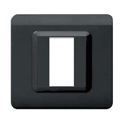 Placca Tecnopolimero 44 88X88 Grigio Luc. 1M (Ave Cod. 44Py31Gsl)
