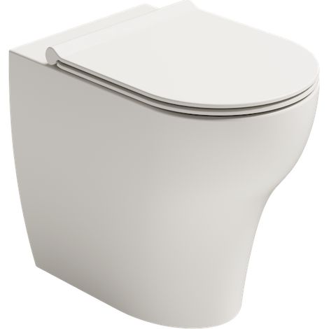 Vaso unica filo parete. cm 54x35xh42 - venduto senza sedile