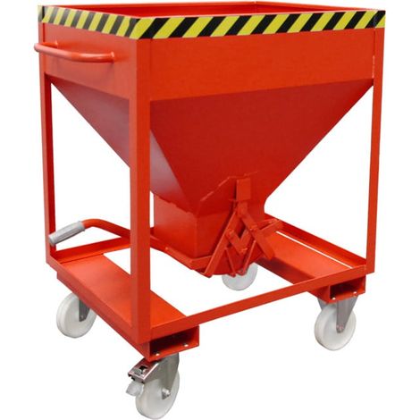 Bauer Südlohn conteneur silo SRE 375, laqué, rouge feu