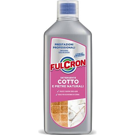 DETERGENTE PAVIMENTI COTTO E PIETRE LT 1 HACCP "FULCRON" AREXONS
