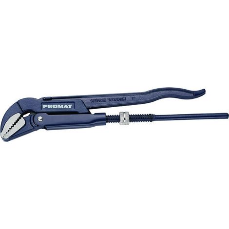 Pinza per tubi angolari lunghezza totale 565 mm larghezza di serraggio 0-94 mm per tubi 2 pollici PROMAT