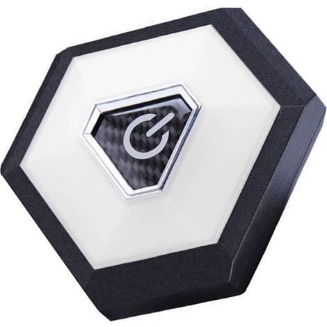 Lampe de plafond LED rechargeable pour voiture, éclairage intérieur à pression, 10,5 x 9,2 x 1,2 cm, éclairage magnétique pour toit et coffre. (1/5)