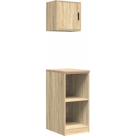 Maison Exclusive - Armarios 2 uds para garaje madera de ingenierí