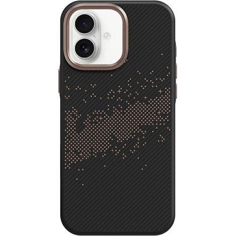 Funda para iPhone 16 Plus, Vía Láctea, color dorado. (1/2)