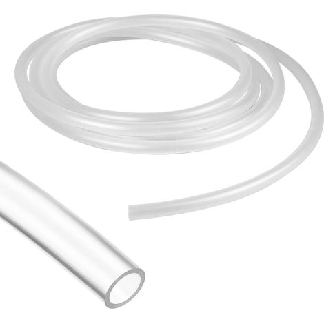 Tuyau flexible en silicone transparent, adapté à un usage alimentaire, tuyaux d'eau et d'air (4 mm ID x 6 mm OD) (1/5)