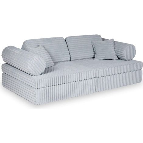 Divano gioco Montessori Comfort Waffle grigio (1/5)