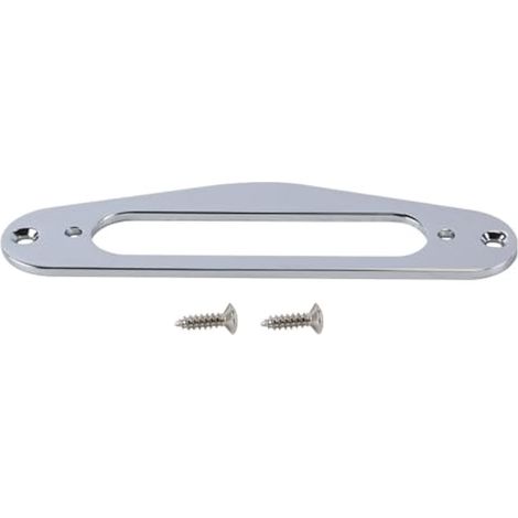 Bague de Micro Manche pour Guitare TL, Couvercle métallique, Couvercle de Micro Simple bobinage, Anneau d'installation argenté pour Micro Manche Telecaster (1/5)