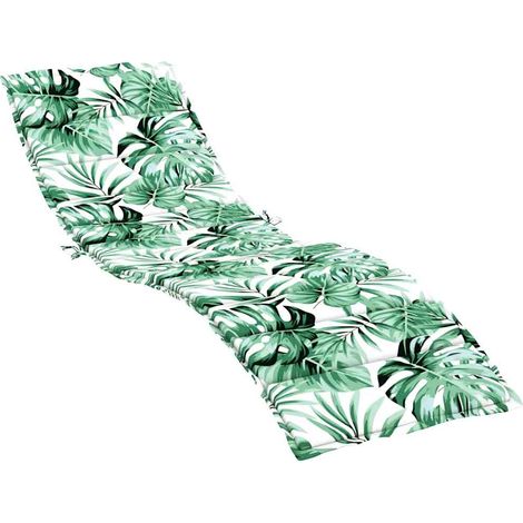 Maison Exclusive - Cuscino Lounger Motivo Foglia 200 x 70 x 3 cm Tessuto Oxford