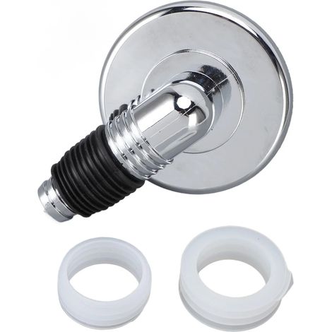 (Silver)Washing Machine Floor Drain Cover ABS Anti Odor Anti Overflow Bathroom Waste Gate Shower Drainer with Pipe Connector for Home (1/4)