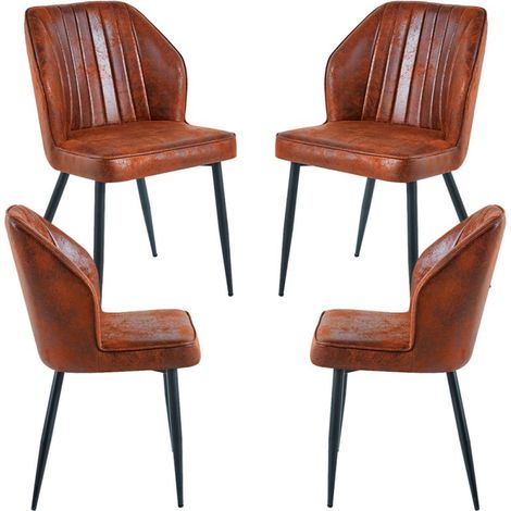 Packs Sillas Comedor - Pack 4 Sillas Wenye - Marrón (1/5)