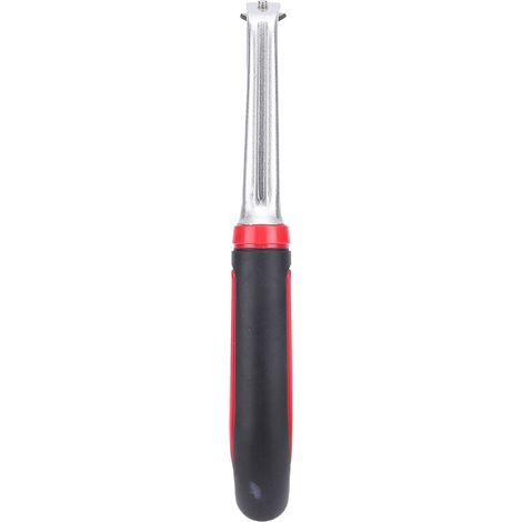 Grattoir à peinture en carbure, outil ergonomique à 3 bords pour enlever le vernis, la colle et le mastic de vitrage sec. (1/5)