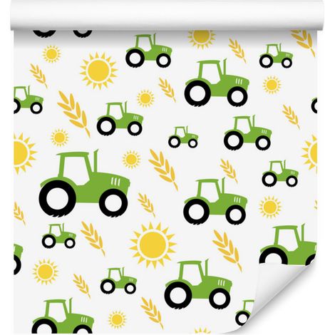 Papier peint Tracteurs pour salon et chambre 50x1000 cm (1/5)