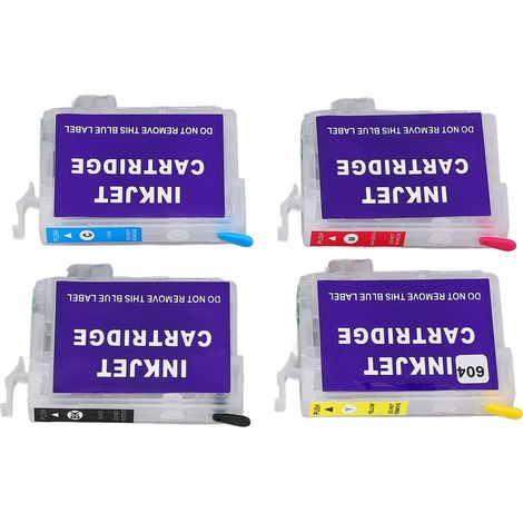 Cartouche d'encre vide 4 couleurs rechargeable, compatible avec les imprimantes Expression Home XP-2200, XP-2205, XP-3200, XP-4200, XP-3205 et XP-4205. (1/5)
