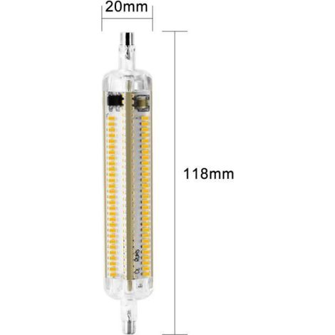 Ampoule Maïs - R7S - 118 mm - 15 W - 220-240 V CA - Blanc Chaud 3000 K - 1350 lm - 360° - 50000 h - 1 pièce (1/4)
