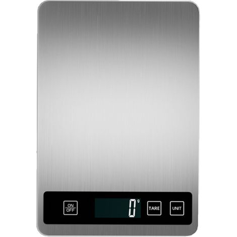 [Capacité de 15 kg] Balance de cuisine numérique, balance de cuisine électronique, balance alimentaire de haute précision (1 g), fonction tare professionnelle, fonctionne sur piles. (1/5)