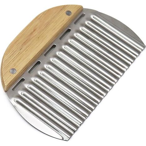 couteau Trancher Les Pommes De Terre, Couteau Lame Ondule, Trancheuse Frites Ondule, Couteau Lame Ondule En Acier Inoxydable Pour Lgumes, Frui (1/5)