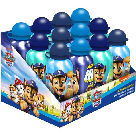 Cantimplora aluminio Patrulla Canina Paw Patrol 500ml surtido
