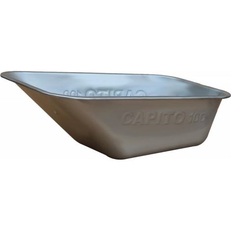 Artesa de albañil 100 litros. EUROCAR 100 galvanizado, 1,0 mm (1/2)