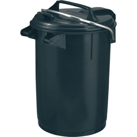 Pattumiera 35l plastica antracite con maniglia SULO (1/2)