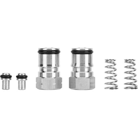 Pièces de Poste pour Fûts Keg à Verrouillage Balle, Poppets et Ressorts en Acier Inoxydable, Filetage Femelle 19/32"‑18 pour Gaz et Liquide (1/5)