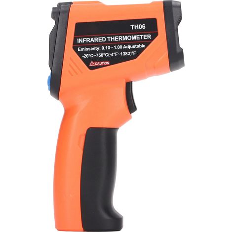 Digitales Infrarot-Thermometer, industrietauglich, hochpräzise, digitales Laser-Infrarot-Thermometer-Pistolengerät zur Messung der Öl- und Wassertemperatur (1/5)