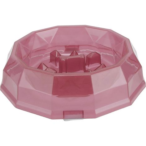 Futternapf für Hunde und Katzen mit Anti-Fress-Funktion, Edelstahl, fördert die Verdauung, beugt Erstickungsgefahr vor, Futterpuzzle, 2er-Set, Grau, 20 cm (1/5)