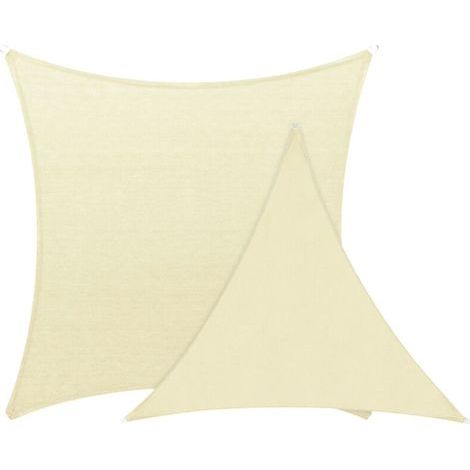 Voile d'ombrage pour jardin et terrasse, 90% protection UV, tissu respirant HDPE 185g/m², format 2x3m – Résistant aux intempéries, fixation par œillets, pour pergola, aire de jeux (1/4)